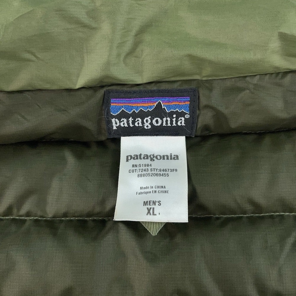 Vintage Patagonia Jacket Men's XL Green Goose Down Sweater Puffer Y2K 84673 - Picture 5 of 16